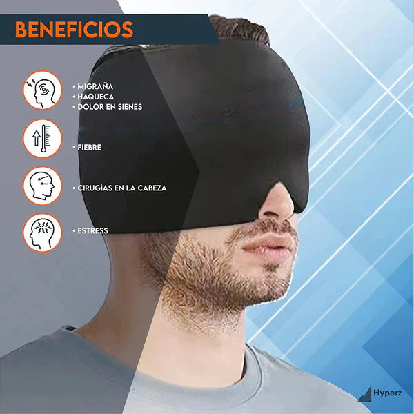Gorro de Gel Terapéutico para Migrañas