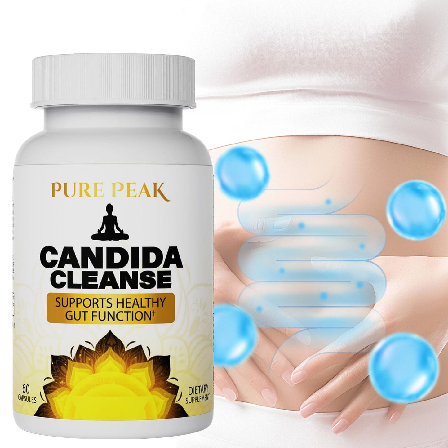 CANDIDA CLEANSE - PURE PEAK 60 CAP