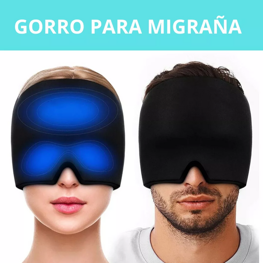 Gorro de Gel Terapéutico para Migrañas